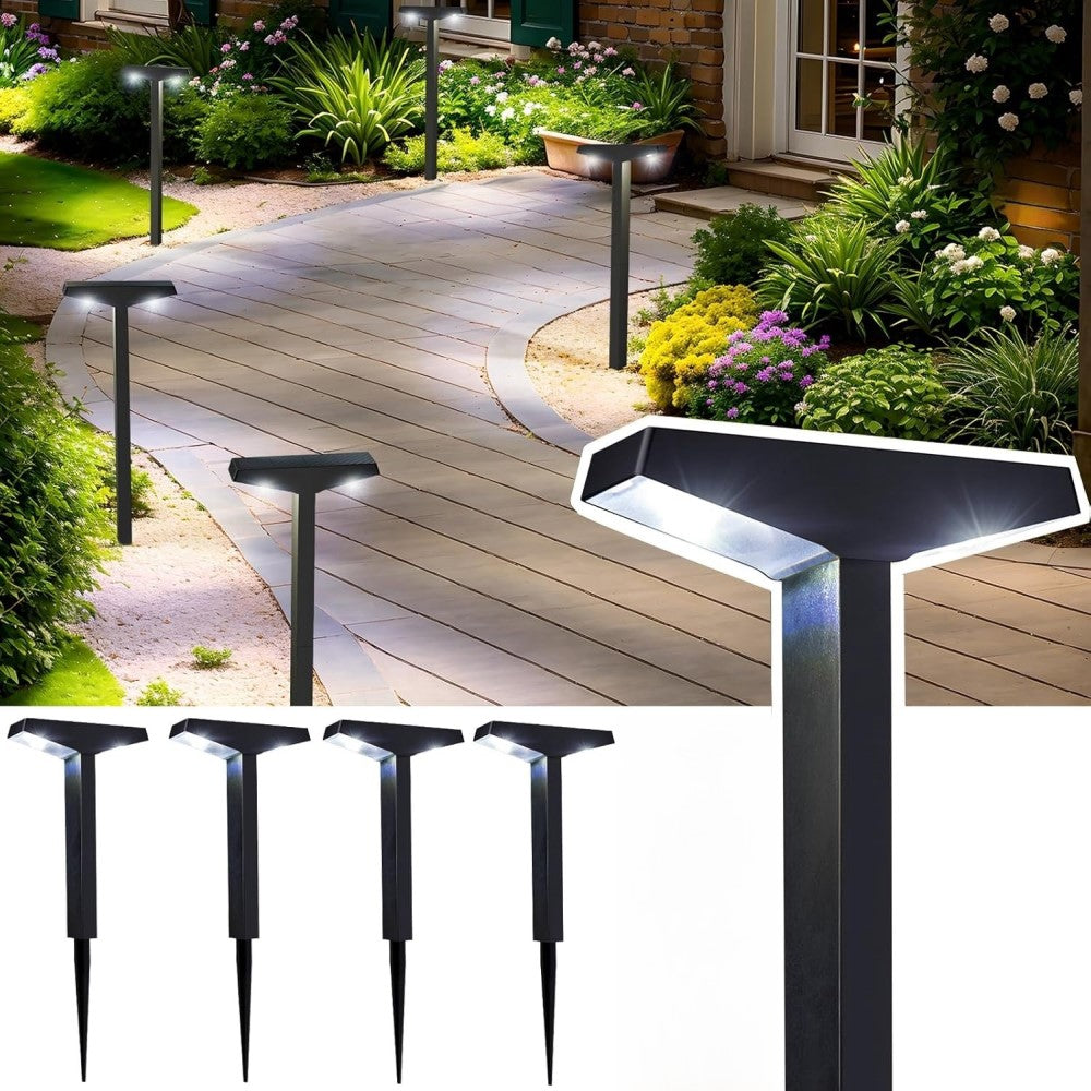 GATXLTE Solar Pathway Lights Outdoor Solar Lights IP65 Waterproof Garden Lights Solar Lamp Outdoor Landscape Lamps for Lawn