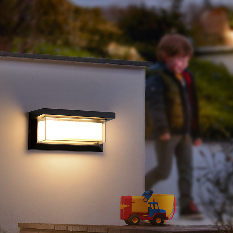 GATXLTE Led Outdoor Wall Lamp Led Wall Light Waterproof with Motion Sensor Light Outdoor Lighting